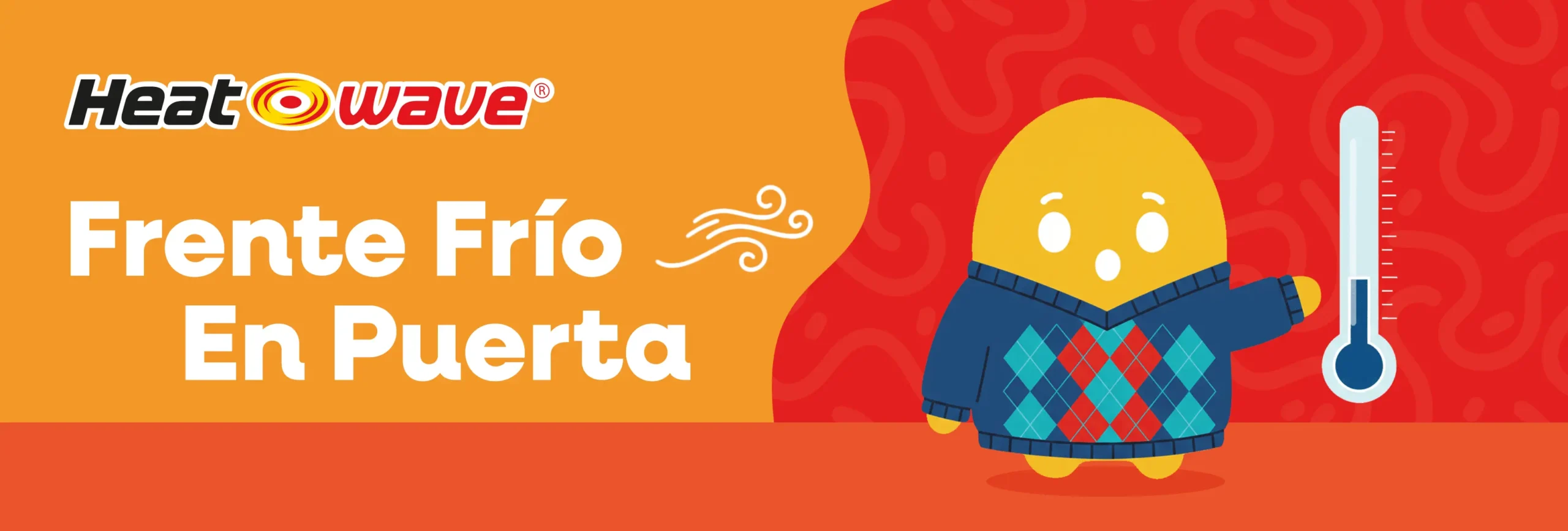 Familia disfrutando de la calidez de su hogar durante el invierno con un calefactor Heatwave encendido.