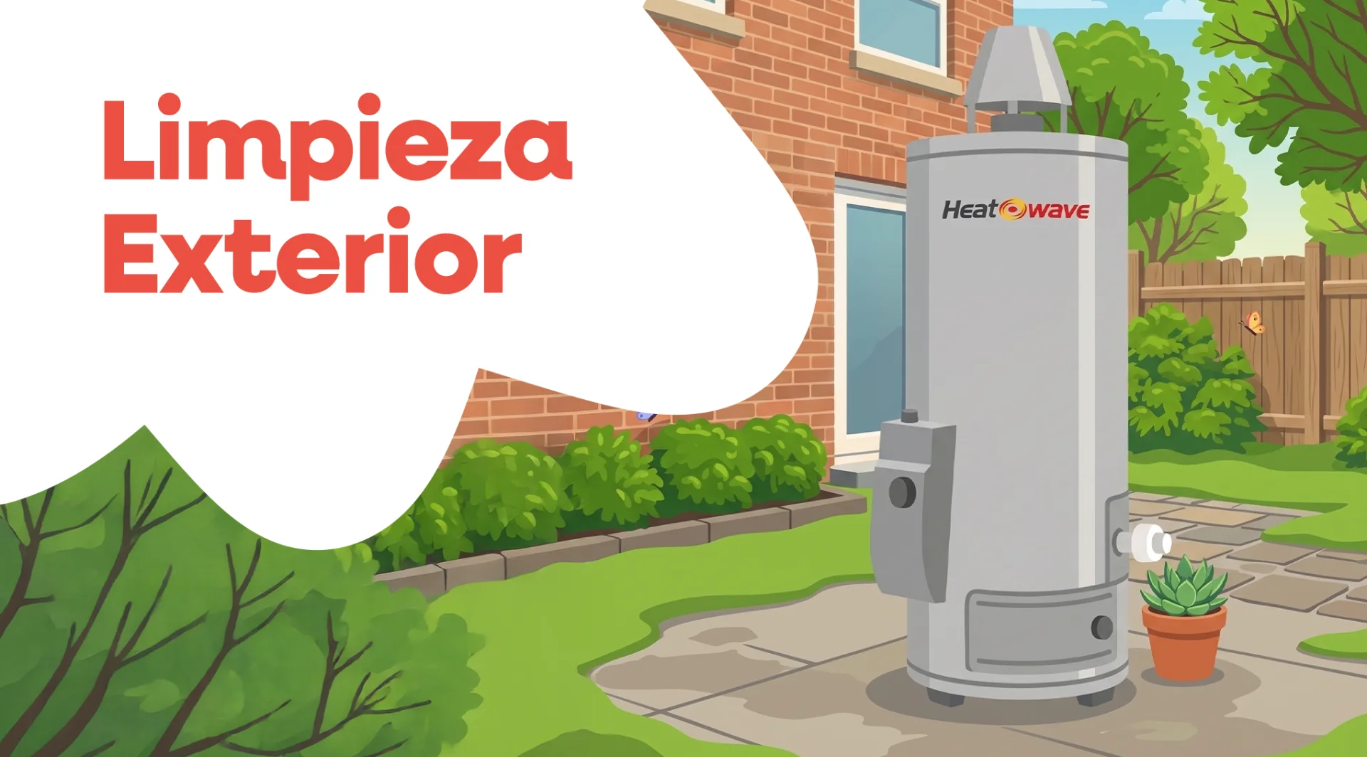 Limpieza exterior del boiler y revisión de ventilación