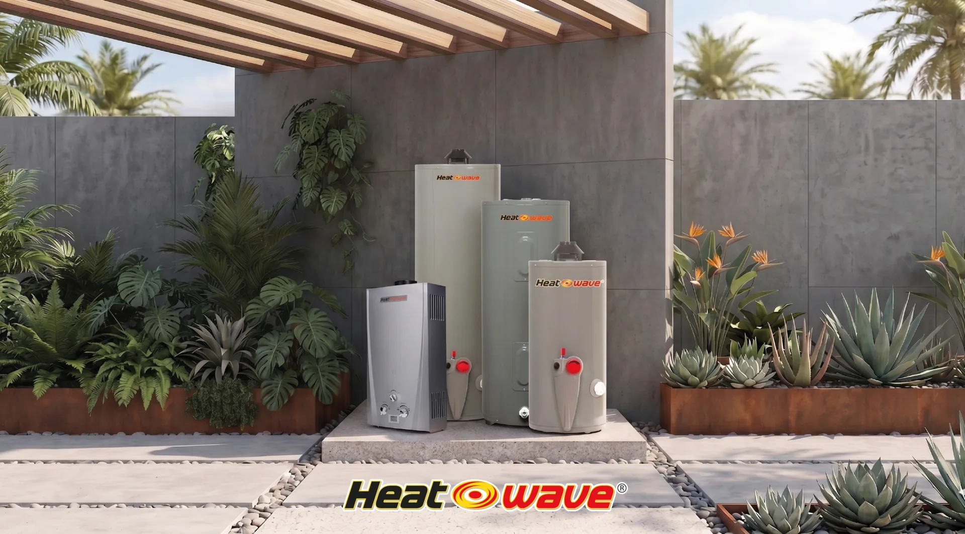 Boilers de paso y depósito Heatwave para todo el año
