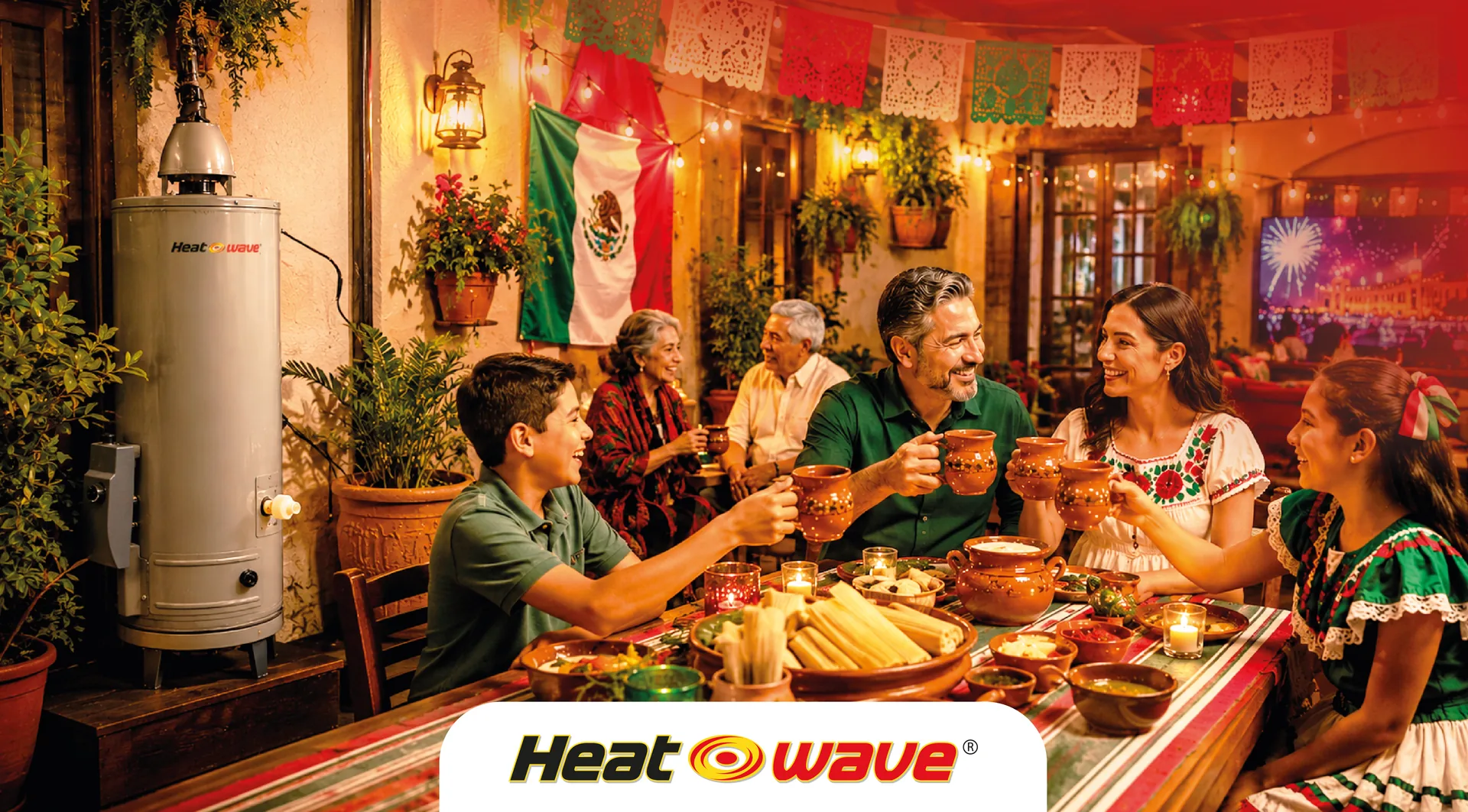 Boiler Heatwave listo para una celebración familiar en casa